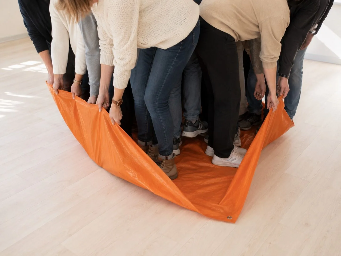 Erfahrungsorientiertes Entwicklungsseminar mit Gruppenübung im Seminarraum