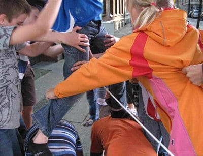 erlebnispädagogische kooperationsübung für schulklassen